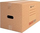 packer PRO Pack 10 Cajas Carton para Mudanzas y Almacenaje con Asas...