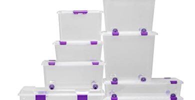caja de plástico; cajas para organizar; almacenaje